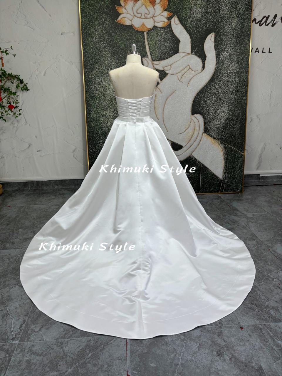 Detachable Skirt Wedding Dress,Two Pieces Wedding Dress