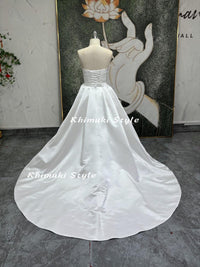 Detachable Skirt Wedding Dress,Two Pieces Wedding Dress