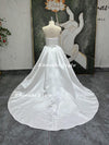 Detachable Skirt Wedding Dress,Two Pieces Wedding Dress