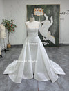 Detachable Skirt Wedding Dress,Two Pieces Wedding Dress
