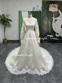 Long Sleeve Lace Wedding Dress