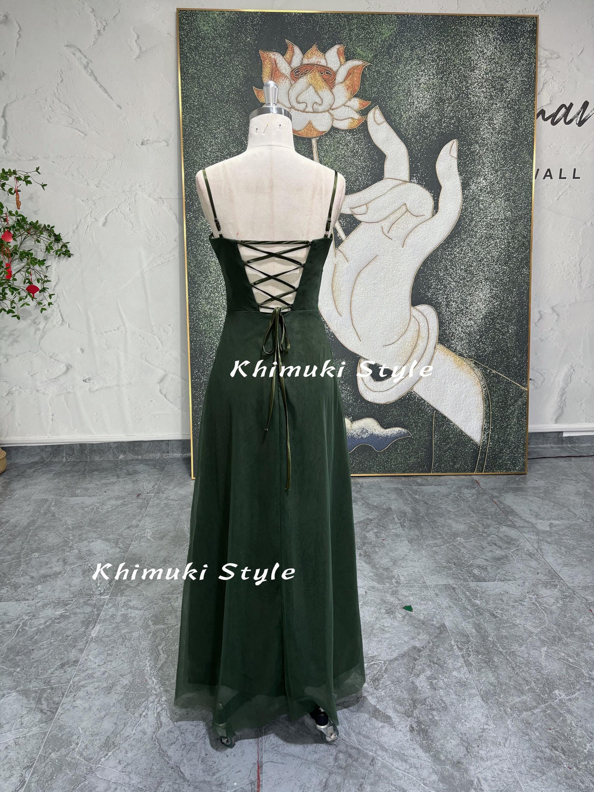 90S Green Prom Dress,Vintage Green Party Dress KhimukiStyle 90S Green Prom Dress,Vintage Green Party Dress KhimukiStyle