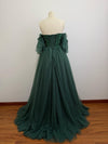 Ball Gown 90S Green Prom Dress,Vintage Green Prom Dress