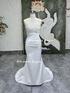 Detachable Skirt Wedding Dress,Two Pieces Wedding Dress