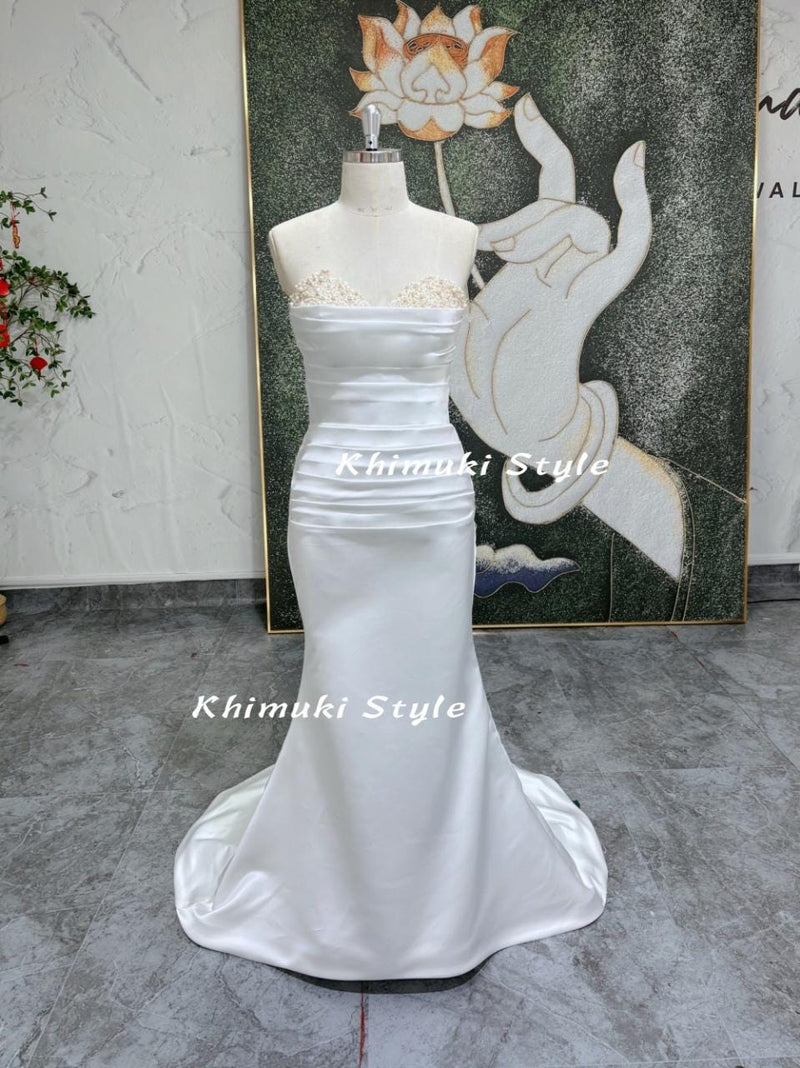 Detachable Skirt Wedding Dress,Two Pieces Wedding Dress