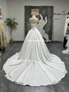 Ball Gown Sheer Wedding Dress,Two Pieces Wedding Dress