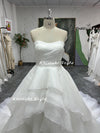 Ball Gown Strapless Tiered Skirt Wedding Dress
