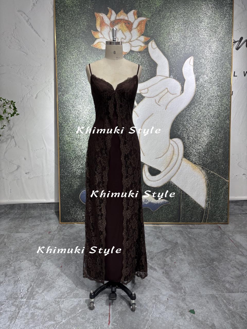 Vintage Prom Dress,90s Lace Party Dress