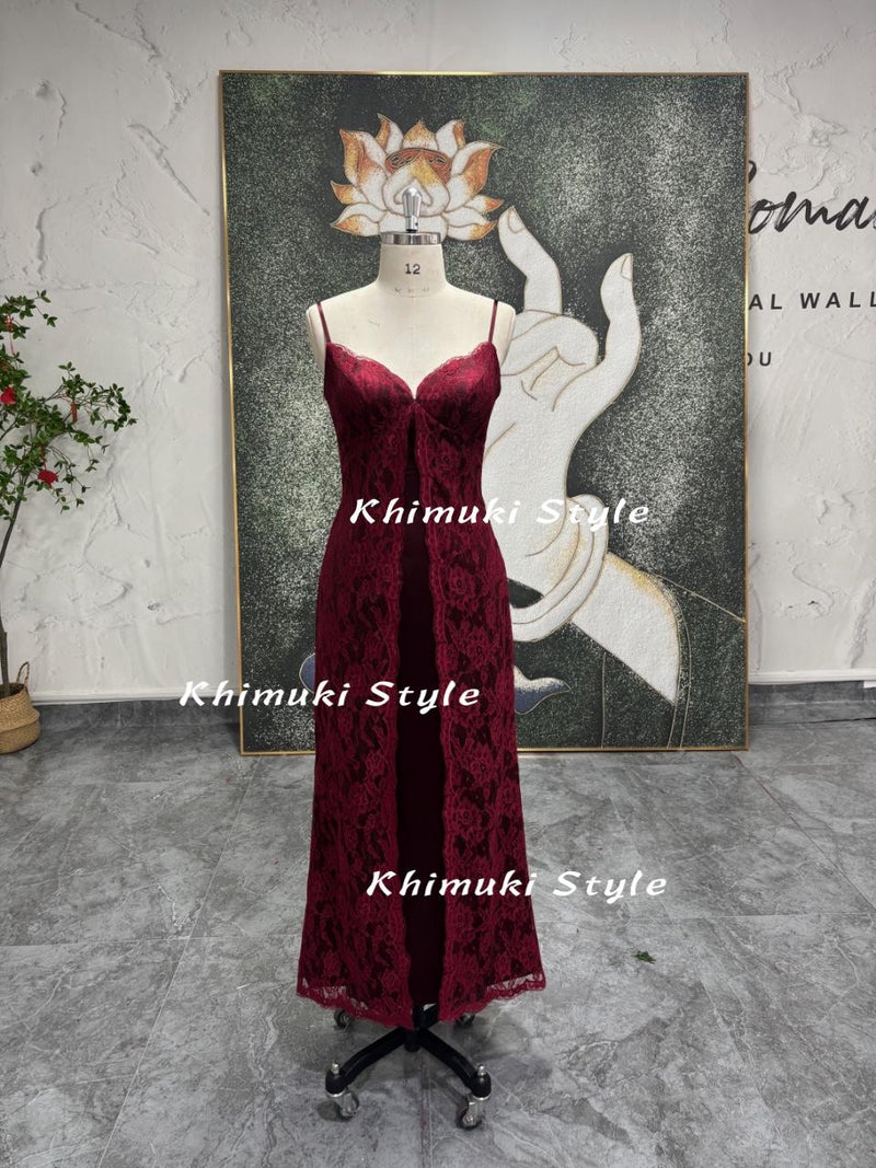 Vintage Prom Dress,90s Lace Party Dress