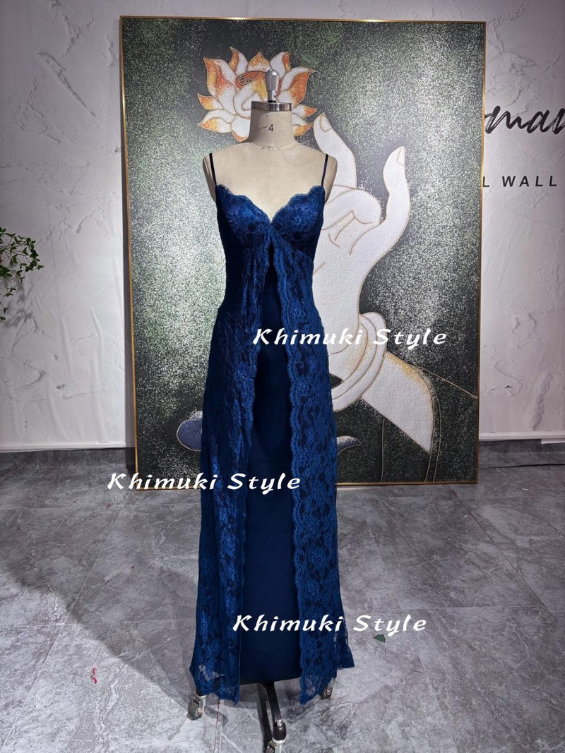 Vintage Prom Dress,90s Lace Party Dress