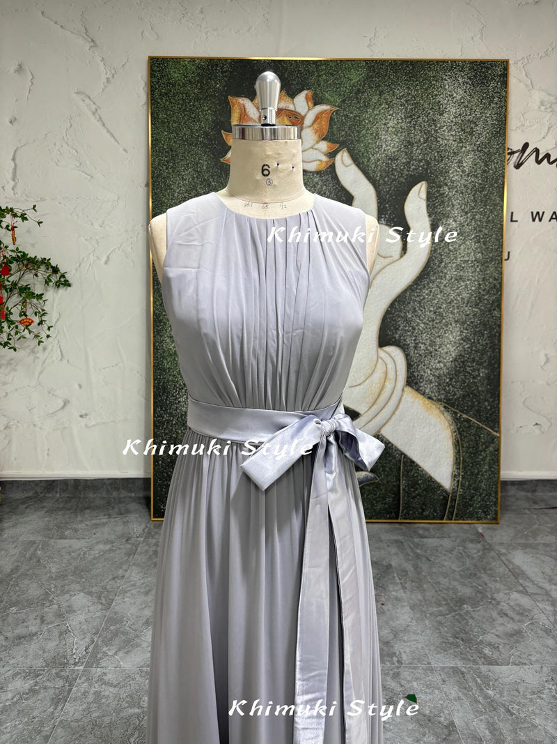 Maternity Party Dress,Pregnant Formal Party Dress,Vintage Gray Bridesmaid Dress