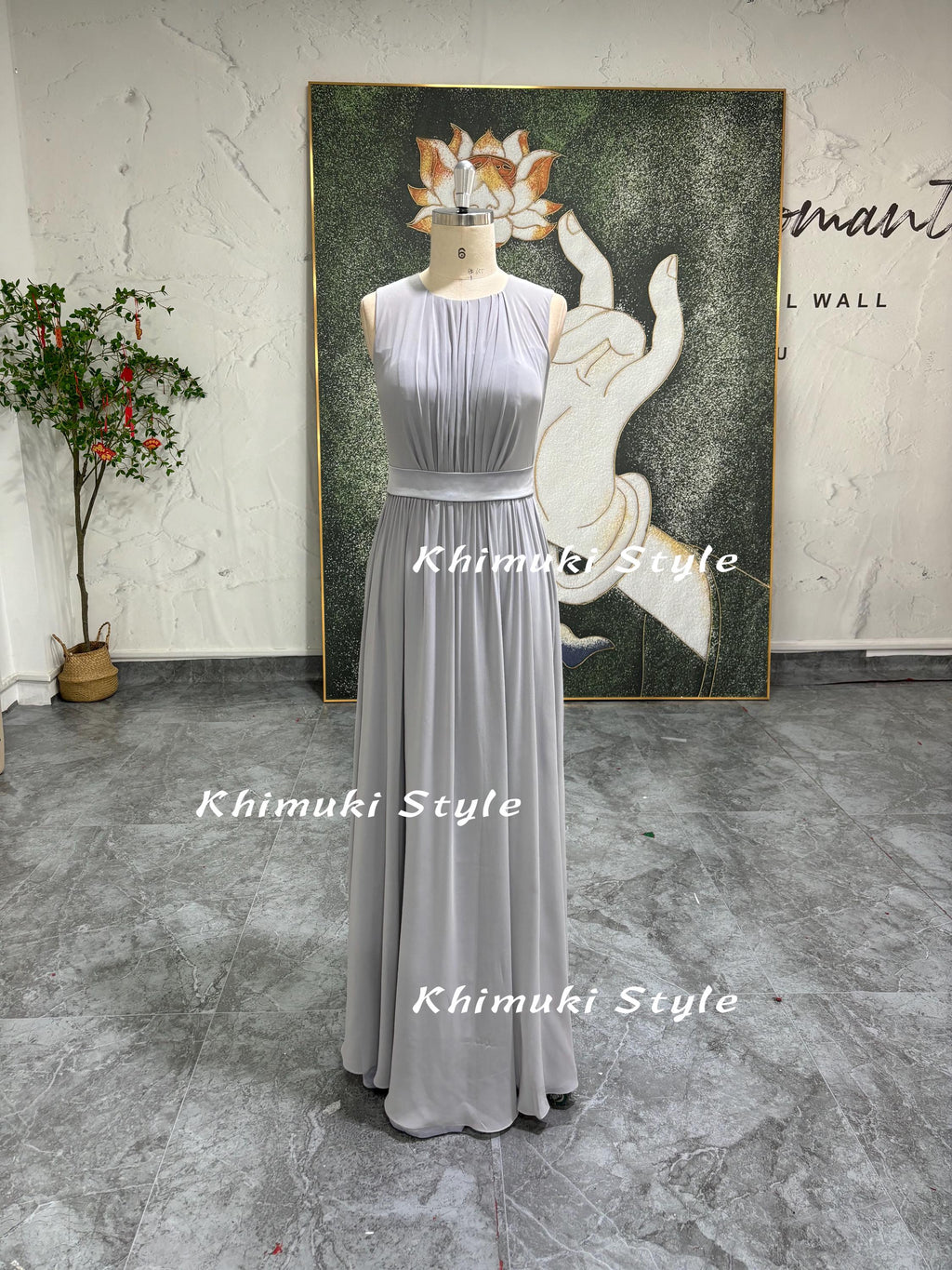 Maternity Party Dress,Pregnant Formal Party Dress,Vintage Gray Bridesmaid Dress