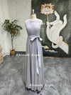 Maternity Party Dress,Pregnant Formal Party Dress,Vintage Gray Bridesmaid Dress