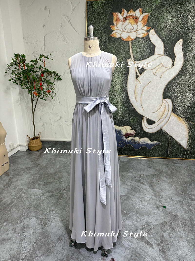 Maternity Party Dress,Pregnant Formal Party Dress,Vintage Gray Bridesmaid Dress