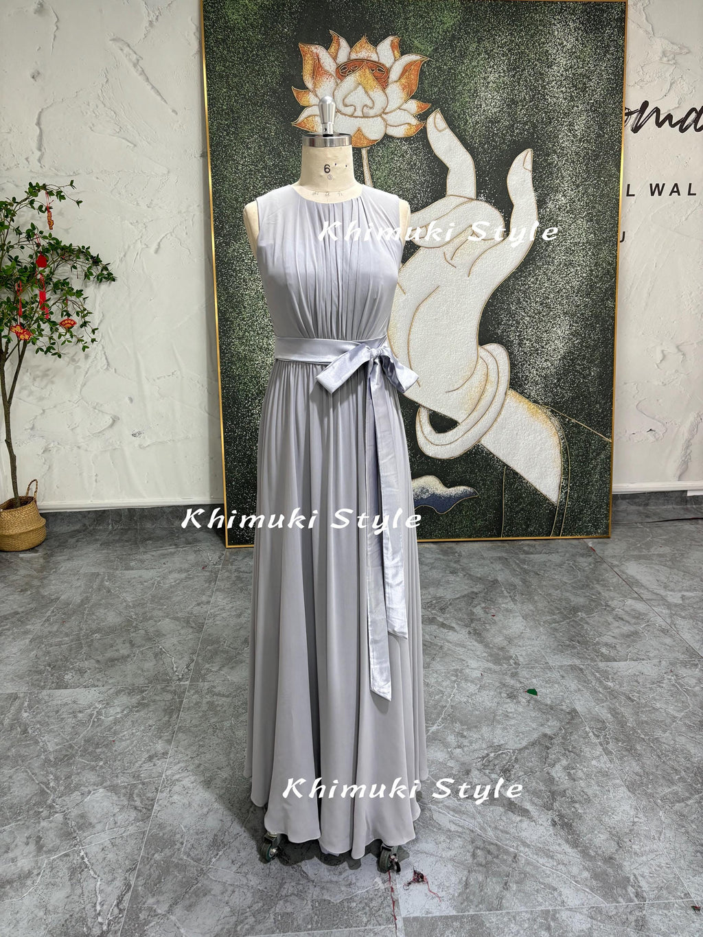Maternity Party Dress,Pregnant Formal Party Dress,Vintage Gray Bridesmaid Dress