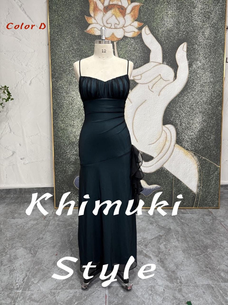 Black and Blue Prom Dress,Fit and Flare Party Dress,Custom Plus Size Party Dress