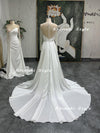 Long Sleeve Wedding Dress,Sexy Back Bridal Dress