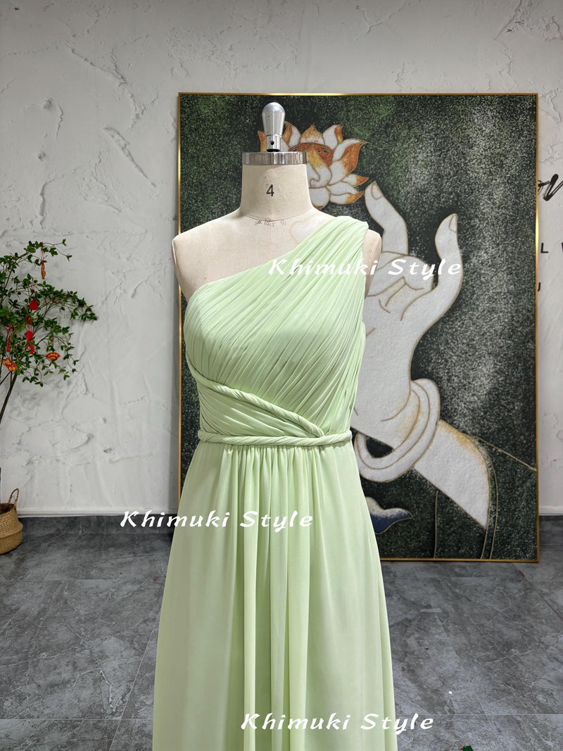 Pregnant Formal Party Dress,Vintage Sage Green Bridesmaid Dress,Fresh Summer Party Dress