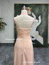 90S Party Dress,Blush Wedding Guest Dress,Vintage Halter Neckline Bridesmaid Dress