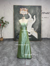 Green Prom Dress,90S Party Dress
