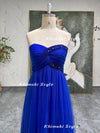 90s Navy Blue Prom Dress,Long Evening dress,Royal Blue Bridesmaid Dress