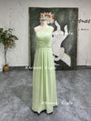 Pregnant Formal Party Dress,Vintage Sage Green Bridesmaid Dress,Fresh Summer Party Dress
