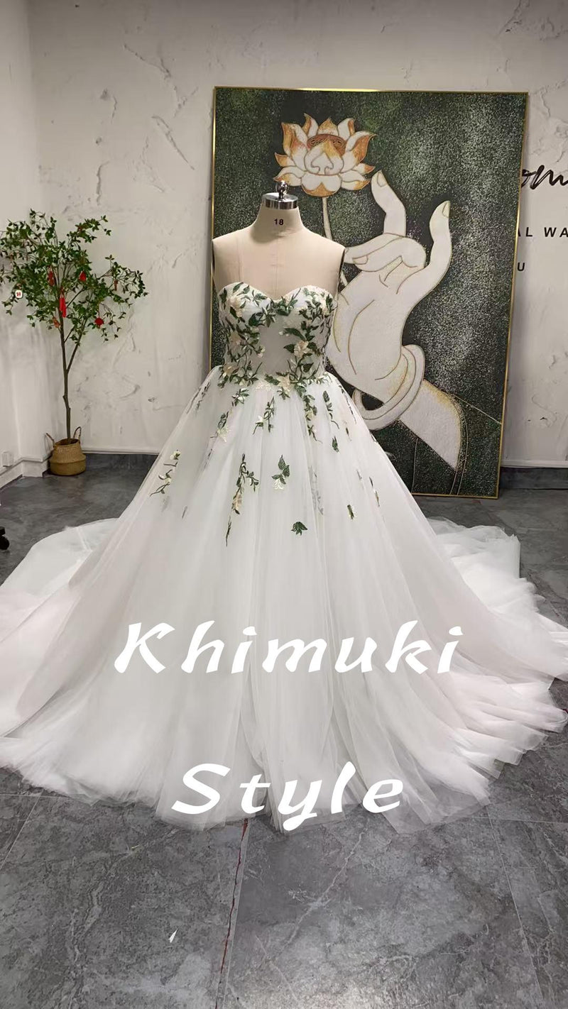 Plus Size Wedding Dress,Ball Gown Tulle Wedding Dress,Colorful Wedding Dress