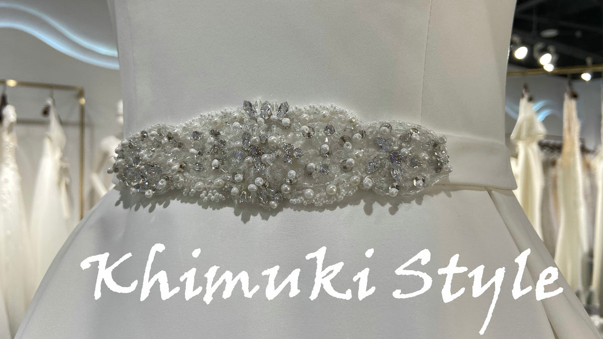 custom beaded wedding dress