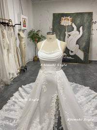 ivory lace bridal dress