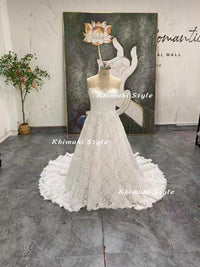 ivory lace wedding dress