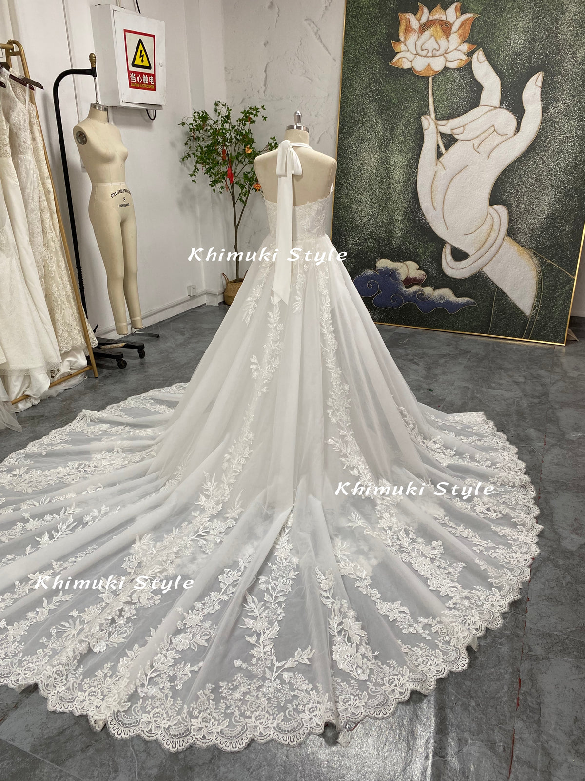 long train wedding dress