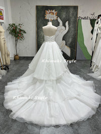  Tiered Skirt Bridal Dress