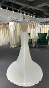 v-back wedding dress