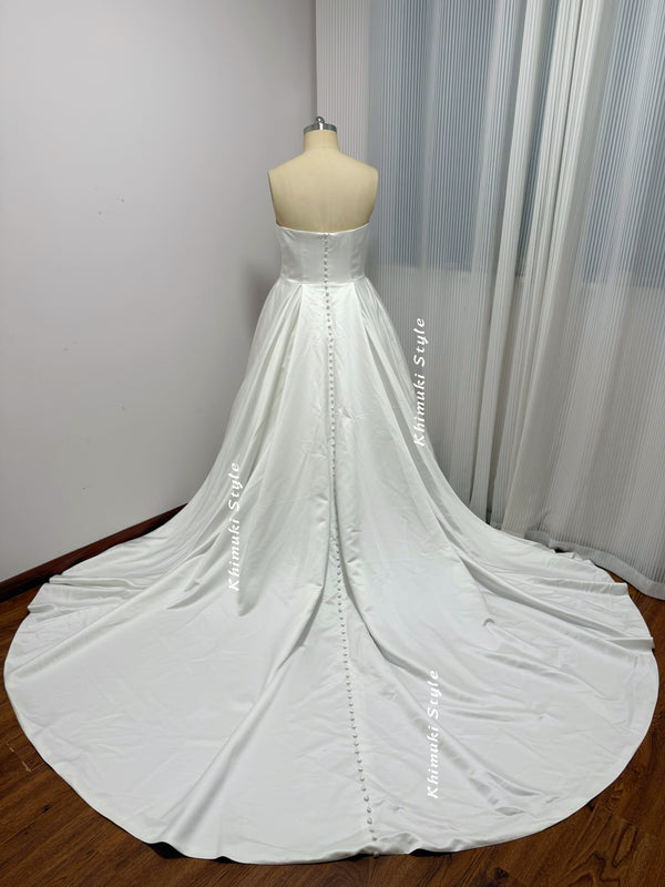long train wedding dress
