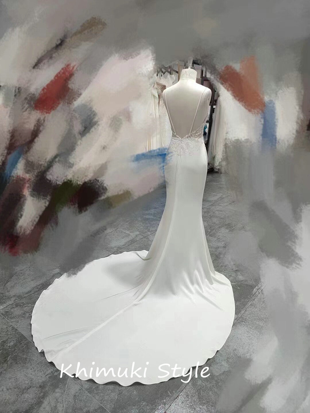 sexy back wedding dress