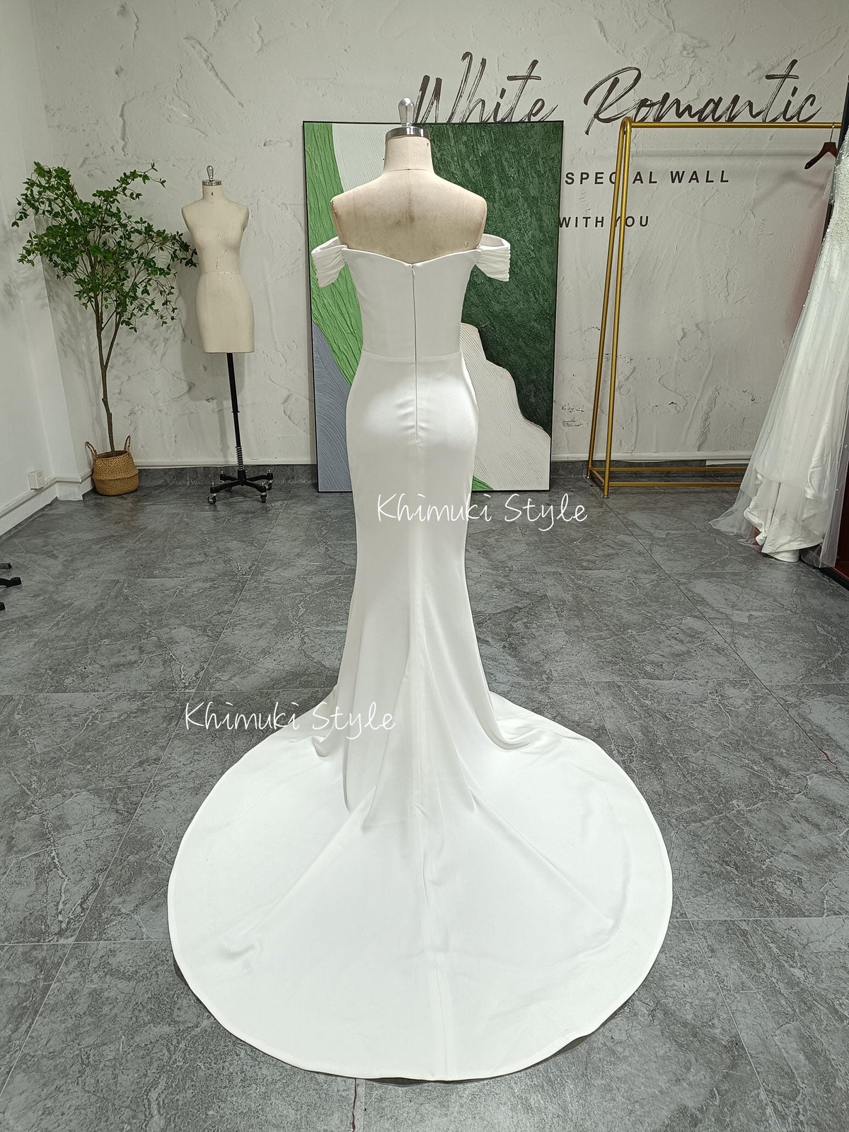 long train wedding dress