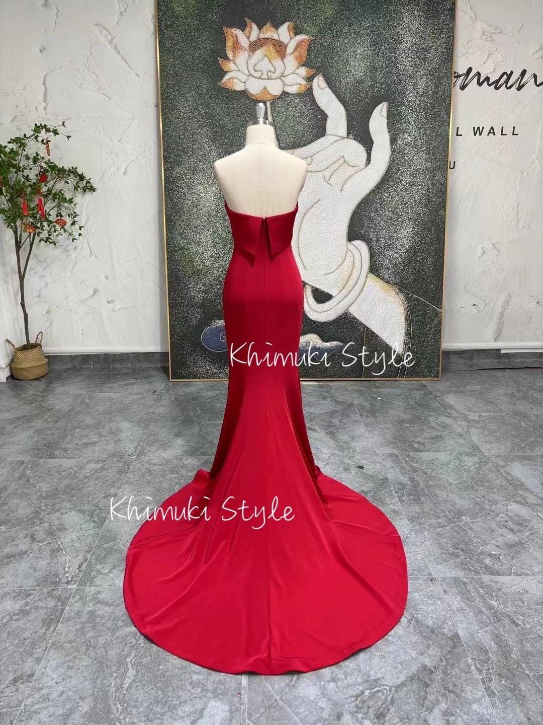 red party dress