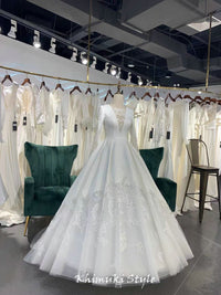 modest fit bridal dress