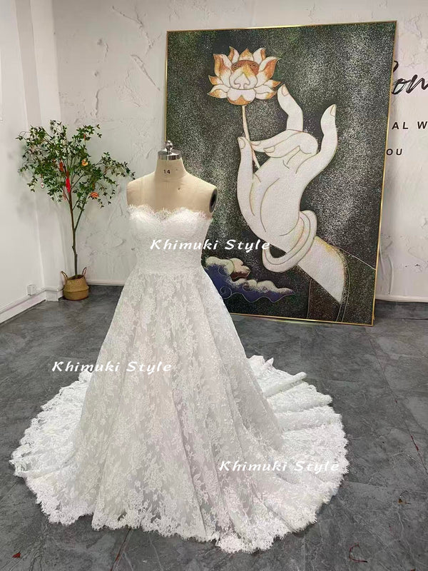 natural waistline wedding dress