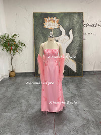 pink prom dress