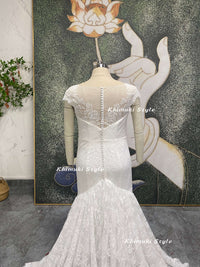 plus size lace bridal dress