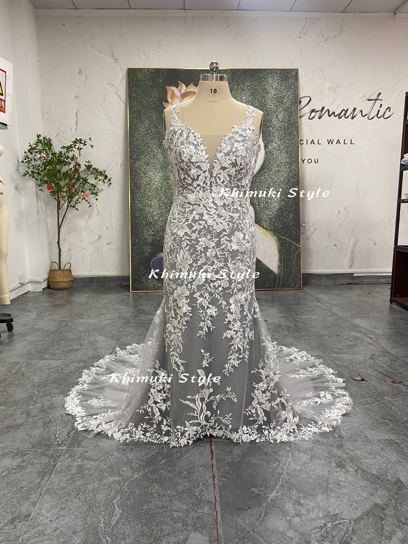 plus size silver wedding dress