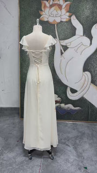 vintage off white 90s prom dress