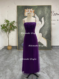 purple prom dress