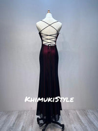 red black prom dress