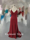 maxi red part dress