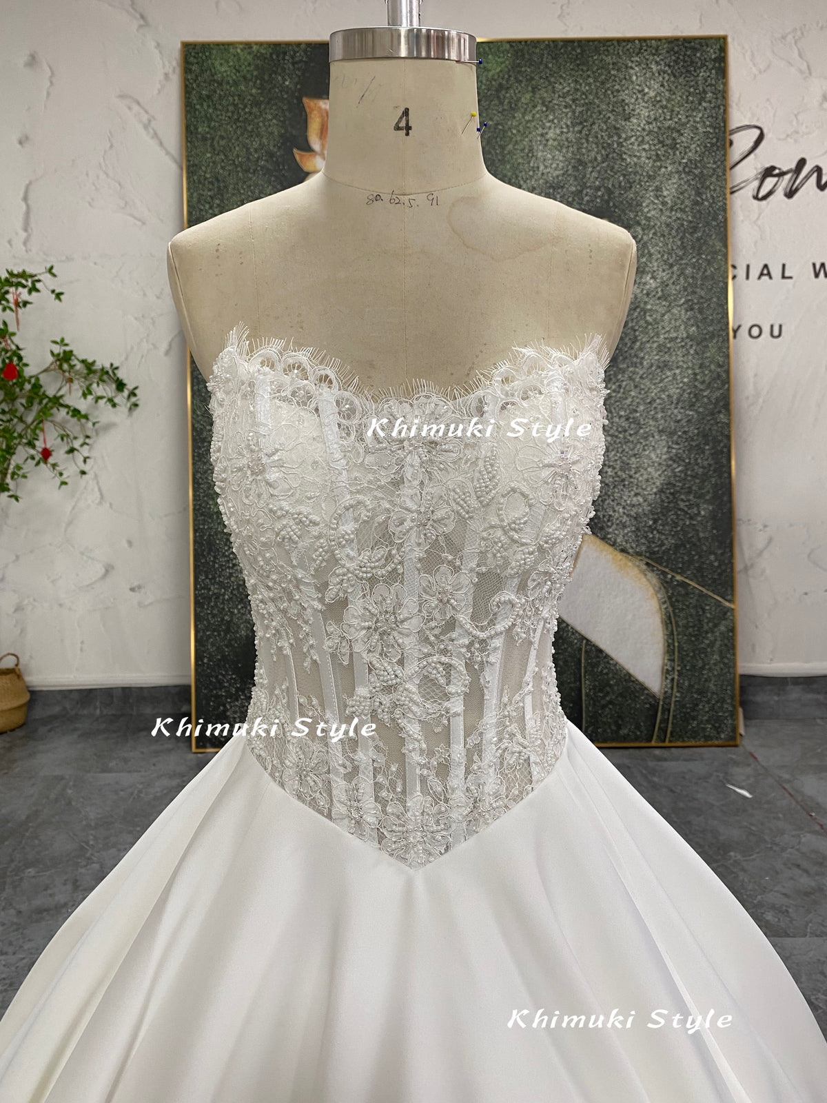 sexy sheer bridal dress