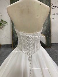 sexy sheer ivory wedding dress