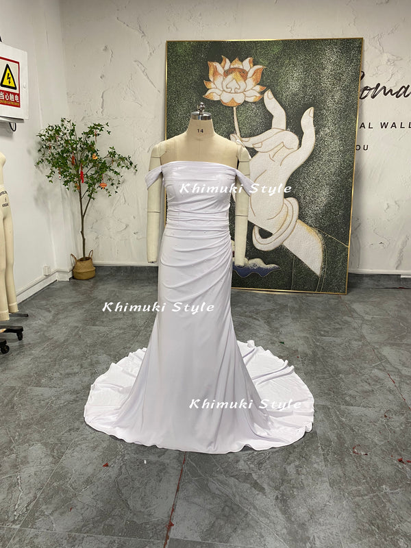sheath wedding dress
