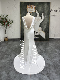 simple plus size wedding gown